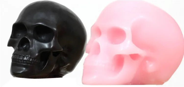 Cool Festival Halloween Celebration Party Bar Black Pink Skull Personalized Large Smokeless Candle Free Shipping Quality | Дом и сад
