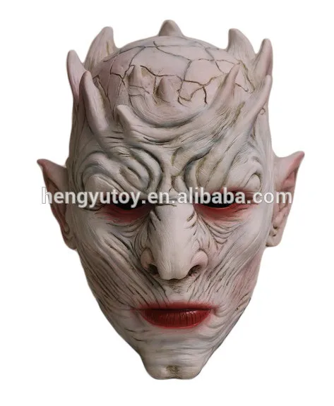 

Halloween Party Cosplay Latex White Walker Mask Face Mask