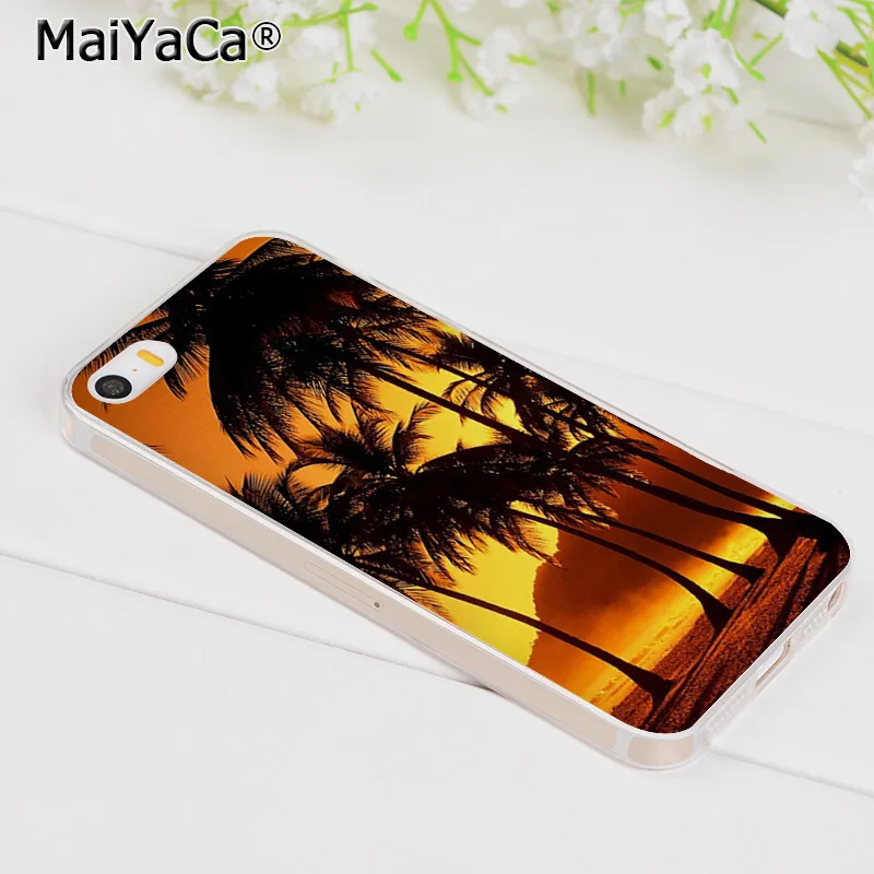 Роскошный резиновый чехол MaiYaCa для iPhone 6S 6plus 7 7plus 8 8Plus X 5 5S|Бамперы| |