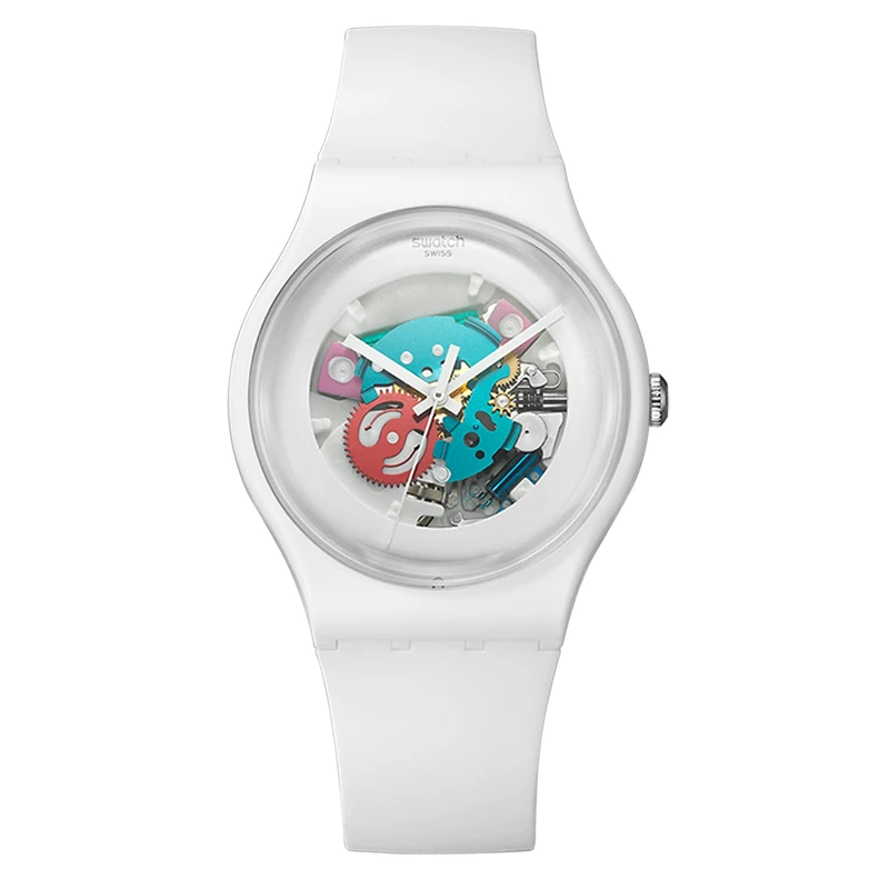 Часы swatch dazzle кварцевые мужские и женские часы для студентов SUOW100|Кварцевые часы| |