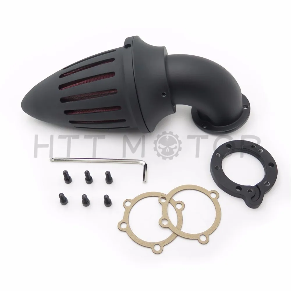 Запчасти для двигателя впускного фильтра Harley Davidson S & custom CV EVO XL Sportster BLACK|air cleaner