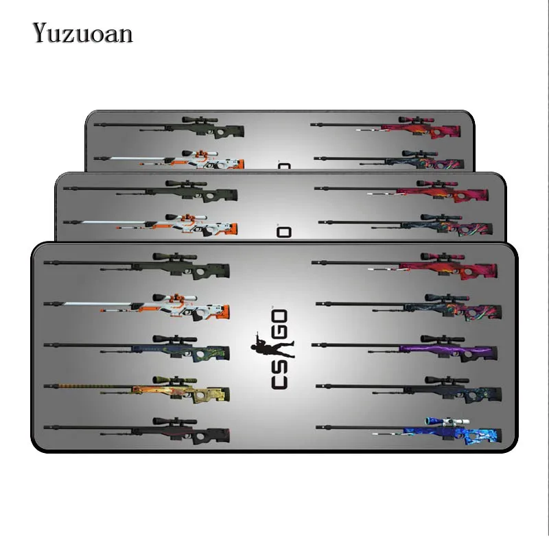 Yuzuoan прямые продажи Counter Strike Global offension Gaming популярный геймер CSGO Коврик Для Мыши