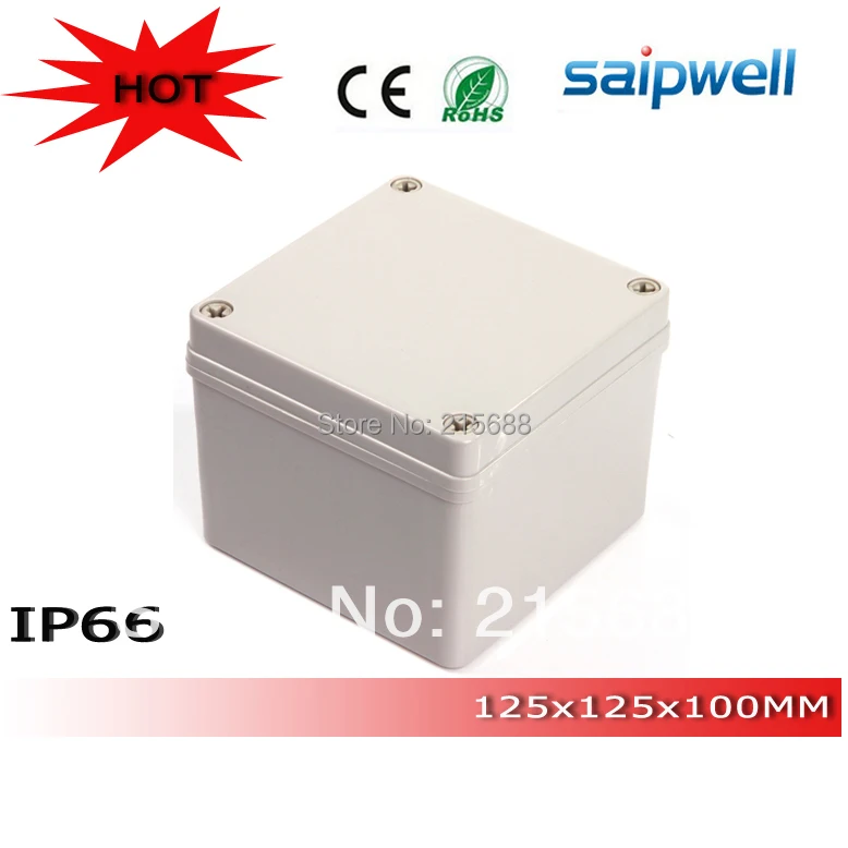 Самый популярный водонепроницаемый din-рейку корпус IP66 125*125*100 мм | Обустройство