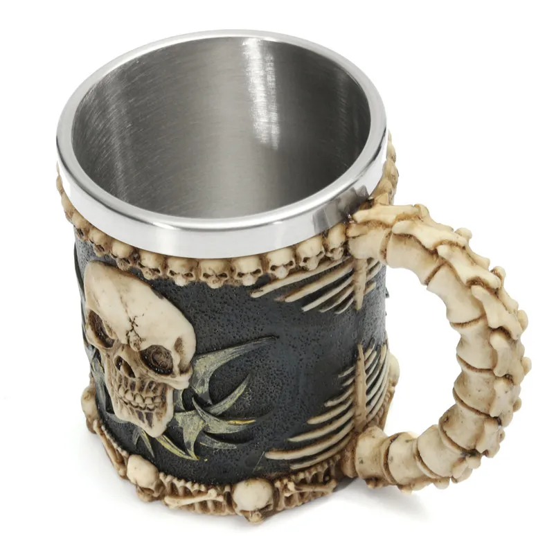 KCASA 1 шт. Honana Череп кости Fiendish 3D Tankard кружка для питья кофе пивная чашка Готический