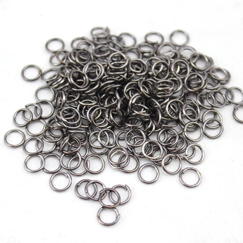 50-200pcs 3 4 5 6 7 8 10 12 14 16 20mm Jump Rings DIY Jewelry Making Connector Split Accessories Findings Supplies | Украшения и