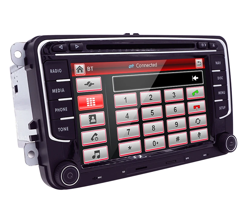 7 дюймов Автомобильный dvd плеер с gps навигацией аудио Радио стерео USB/SD BT/TV Canbus