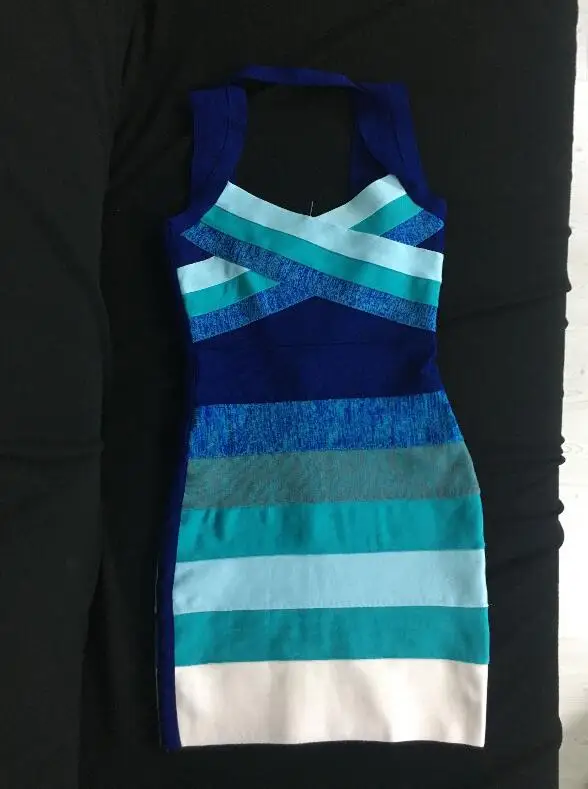 Фото Новая мода Vestido сексуальное синее серое красное Бандажное Платье женское плотное Новая мода Vestido сексуальное синее серое красное Бандажное Платье женское плотное