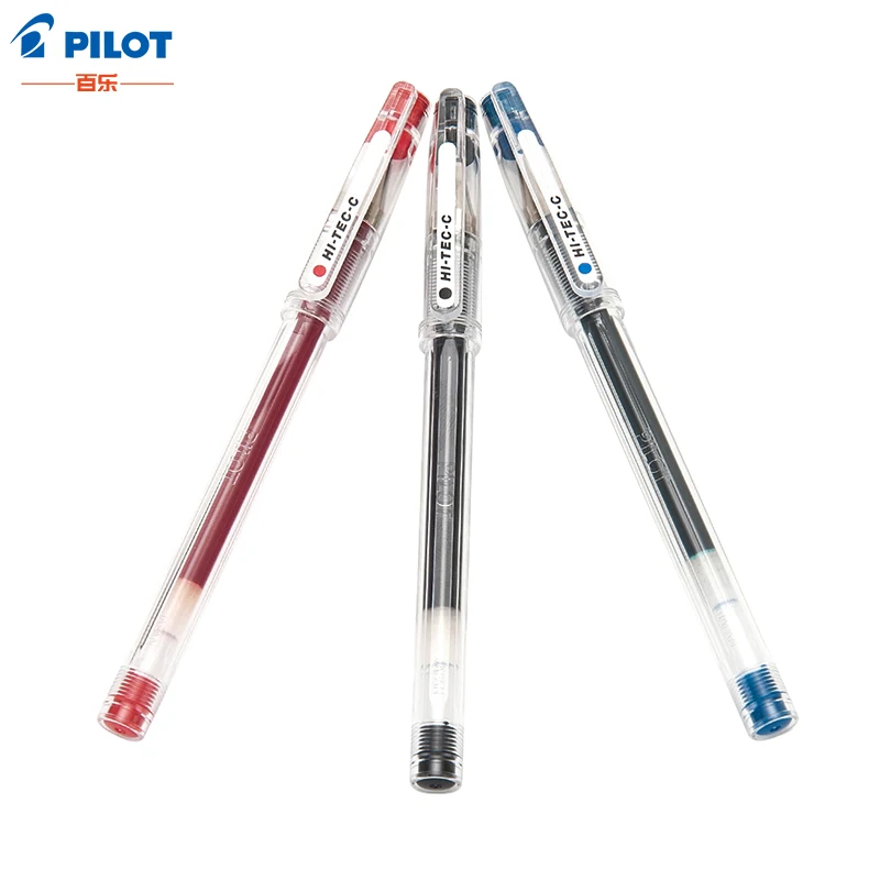 5 шт Япония PILOT BLLH-20C4 студенческий экзамен гелевая ручка HI-TEC 0 4 мм черного цвета |