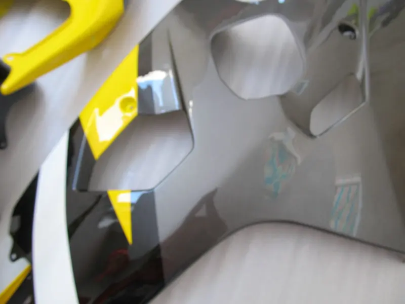 Комплект обтекателей для мотоцикла SUZUKI GSXR600 750 K4 04 05 GSXR 600 GSXR750 2004 2005 ABS Желтый Серый