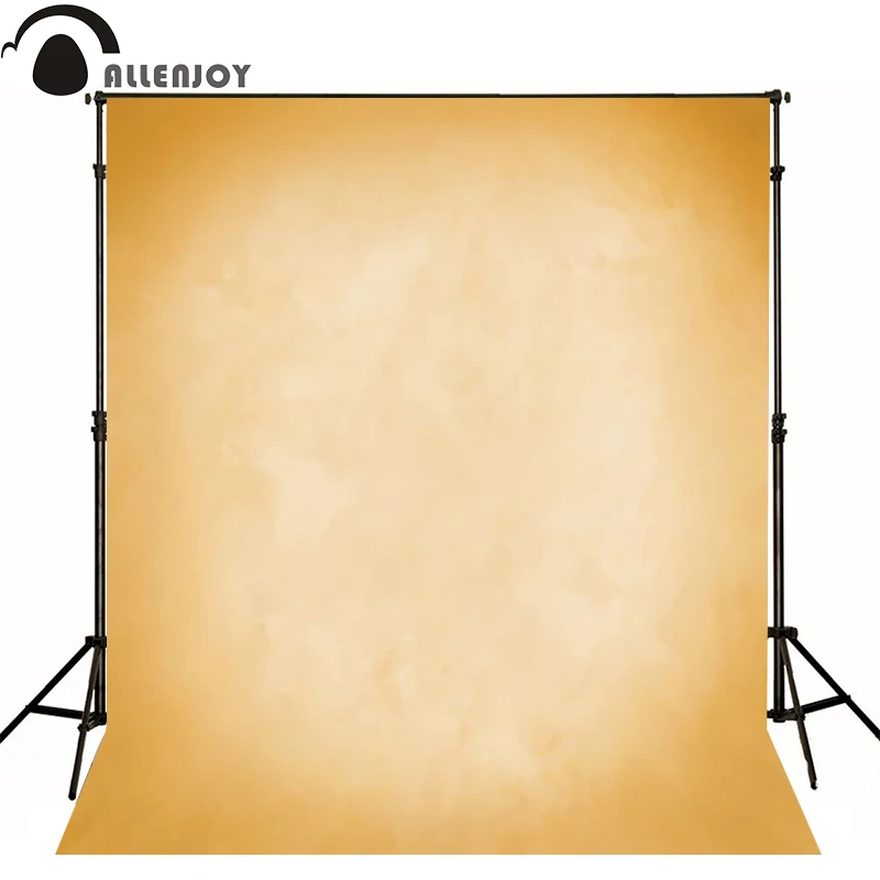 

Allenjoy Thin Vinyl cloth photography Backdrop yellow Pure Color Photography Background For Studio Photo Props MH-001