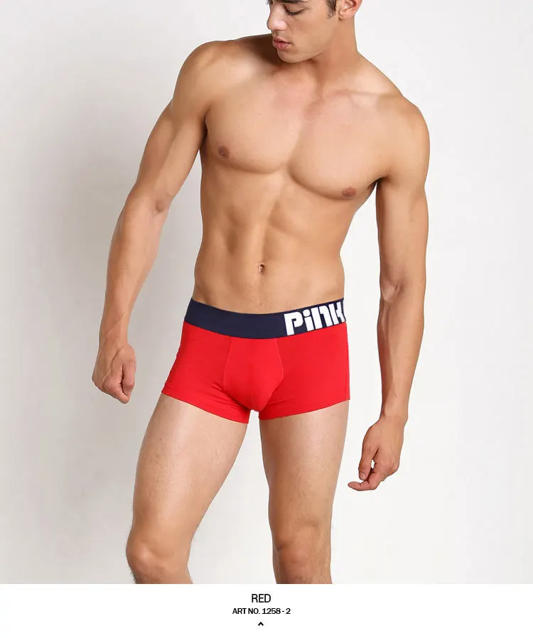 Розовый герой, мужское нижнее белье, боксеры, мужские боксеры, calzoncillos hombre, брендовые боксеры, Короткие трусы, мужские трусы, cuecas, сексуальные u-образные выпуклые шорты
