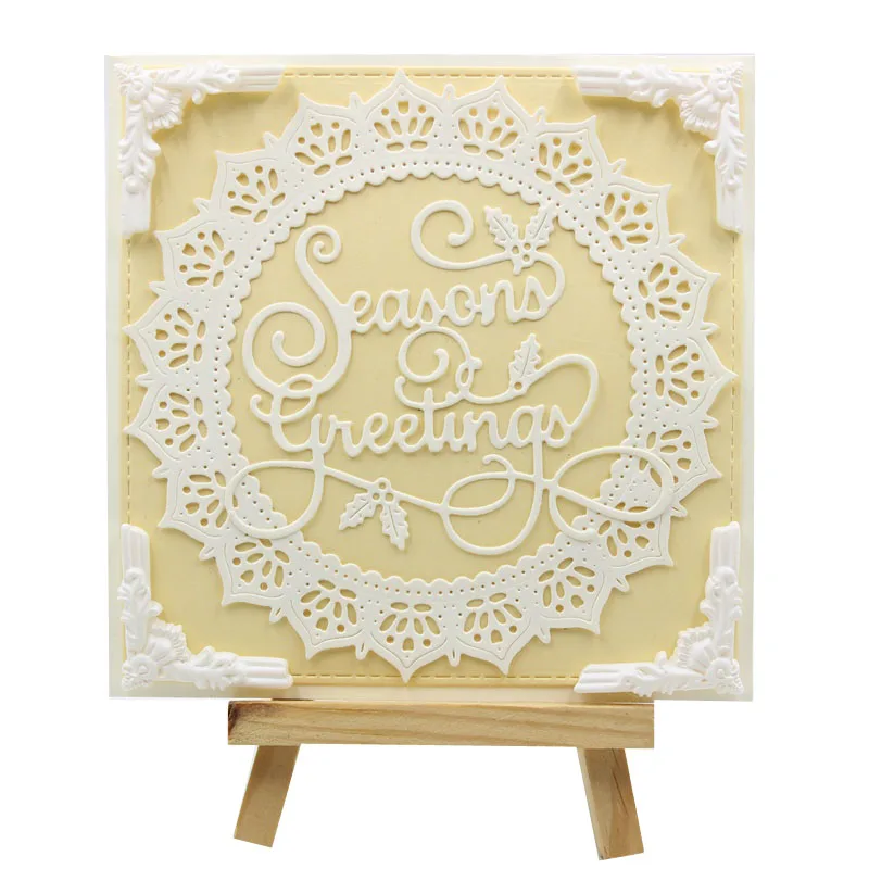 Ksccraft Мандала кружева Doily металлические режущие штампы трафареты для DIY