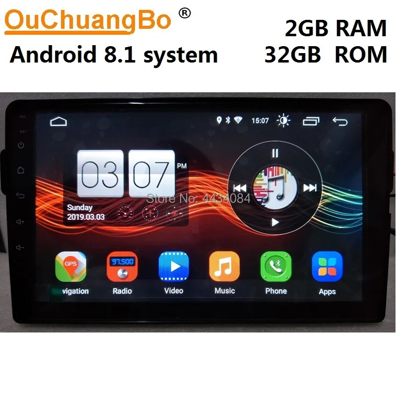 

Ouchuangbo car stereo gps radio audio player for Great Wall Haval H2 2015-2018 hover support wifi USB 4 core 2+32 android 8.1 OS