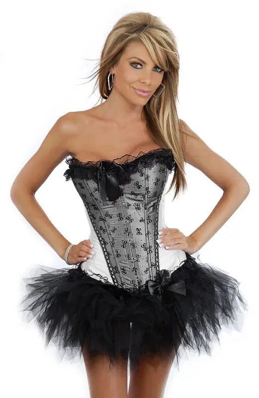 Розовое черное сексуальное нижнее белье Женский атласный корсет на шнуровке с