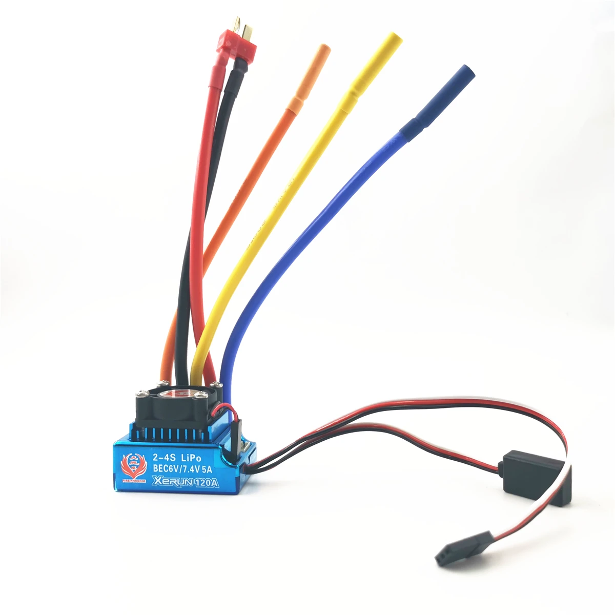 120A бесщеточный Сенсор ed Esc с зал кабель 2 4s Lipo 6V/5A или 7 4 V/5A BEC для Rc лодка/Rc
