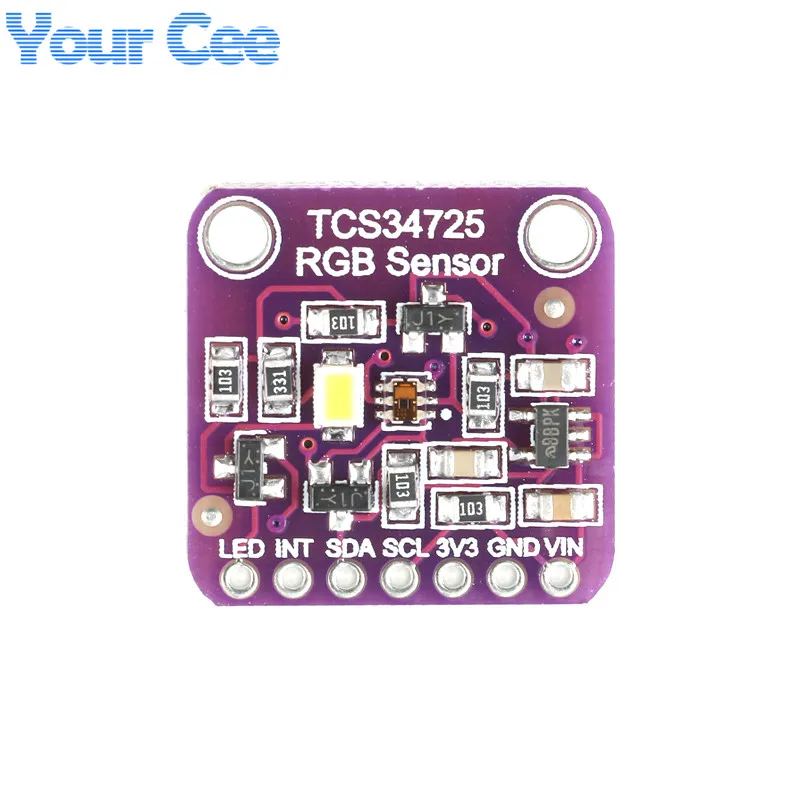 TCS34725 цветной датчик RGB цветной датчик макетная плата модуль Diy Электронная Печатная плата для Arduino