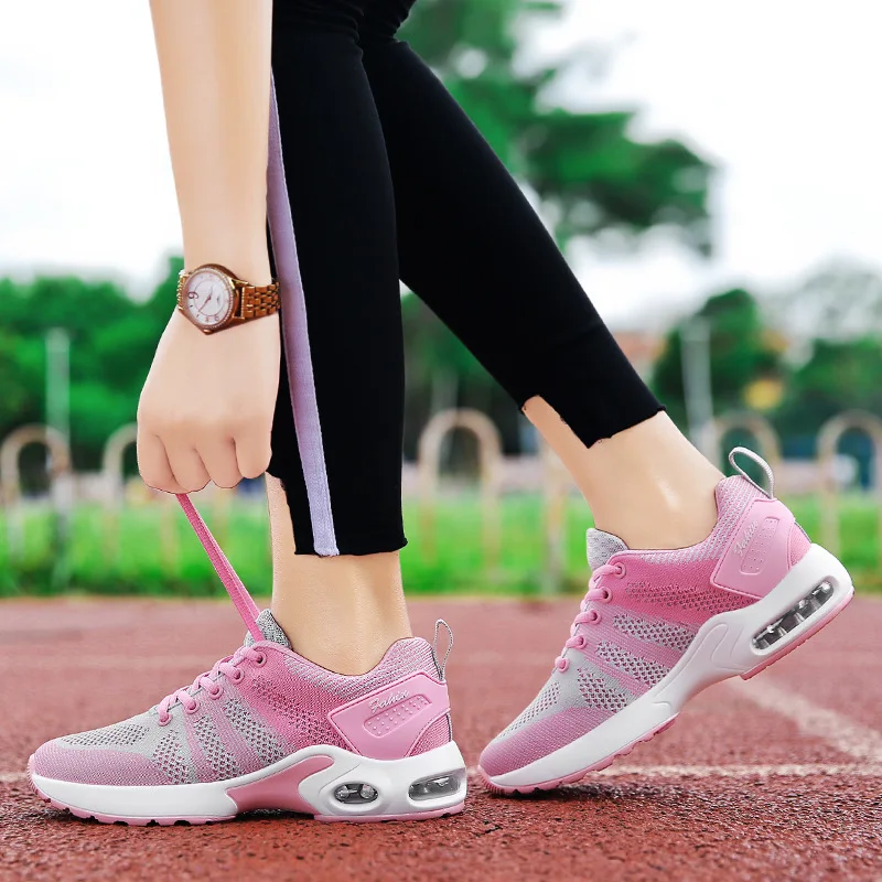 Новинка Осенние женские кроссовки Уличная дышащая обувь Zapatillas Mujer Повседневная