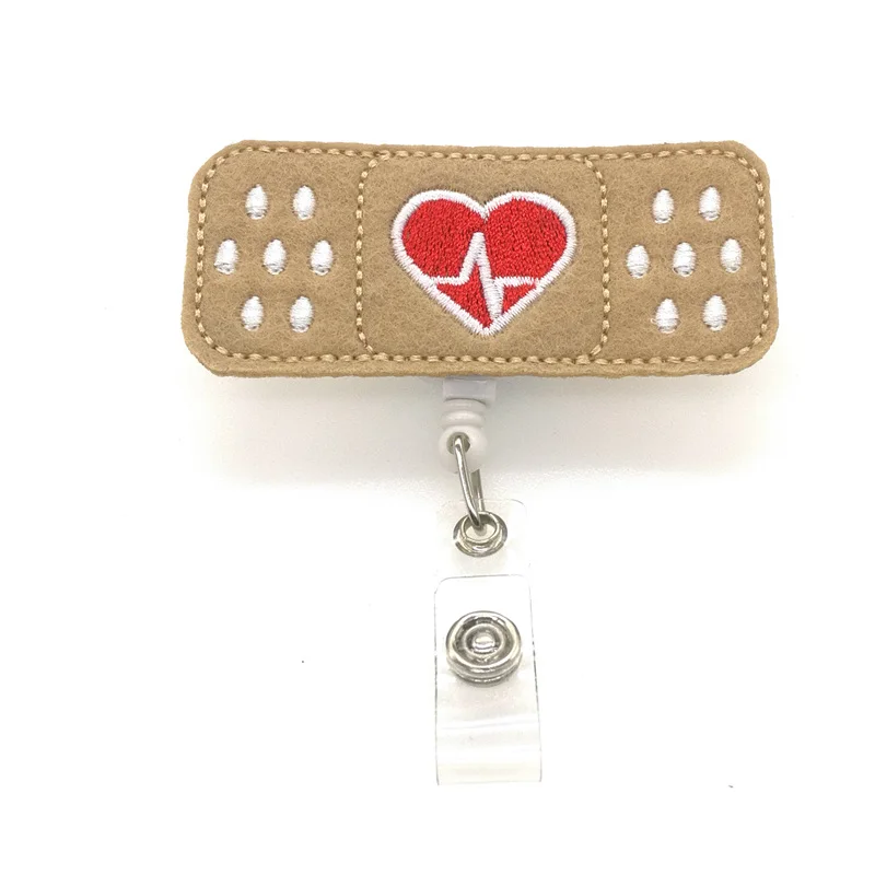 Ekg Heart Значок медсестры держатель катушки RN значок-бандаж значок Катушка-идеальный медсестры Подарки для женщин - Окраска металла: Ekg Heart