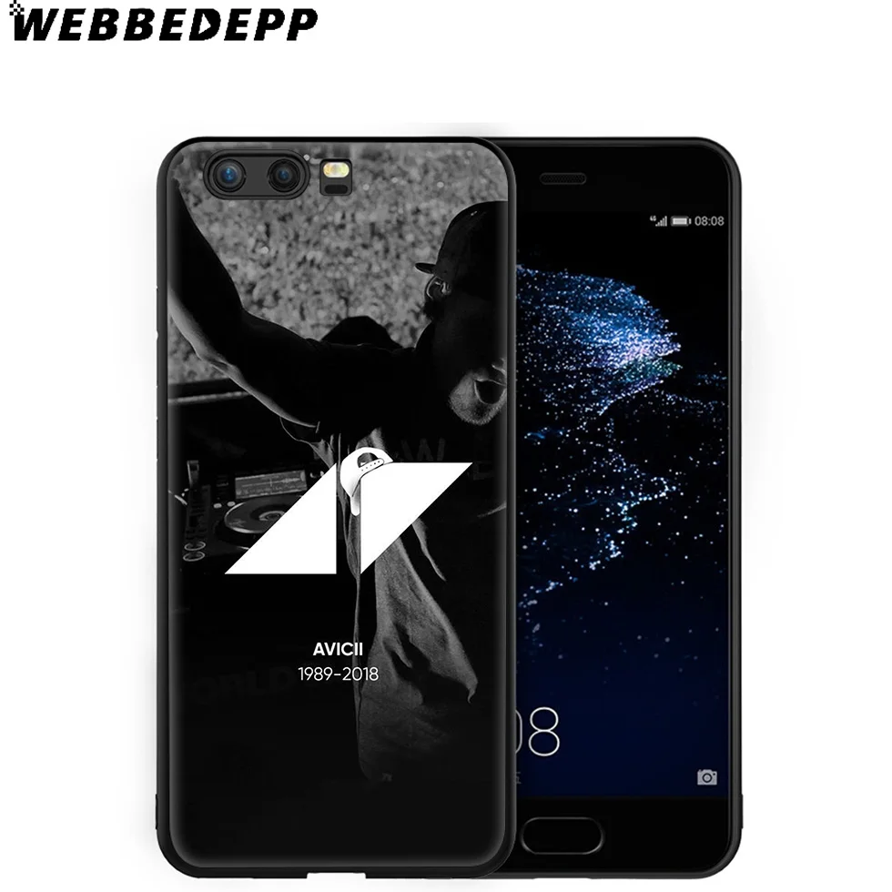 Мягкий чехол WEBBEDEPP Avicii DJ для Huawei P8 P9 P10 P20 P30 Lite Pro P Smart Z Plus 2019 Y6 Prime 2018 2017 Mini |