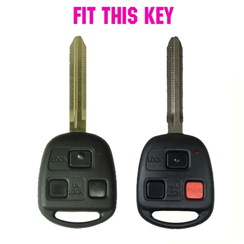 AX For Toyota Land Crusier FJ Cruiser Lexus ES GS LS IS RX SC LX GS300 GS430 ES330 Silicone Car Remote Key Pocket Cover Case|Футляр для