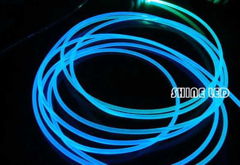 Суперъяркий волоконно-оптический кабель из ПММА боковой светящийся Диаметр 3 0 мм
