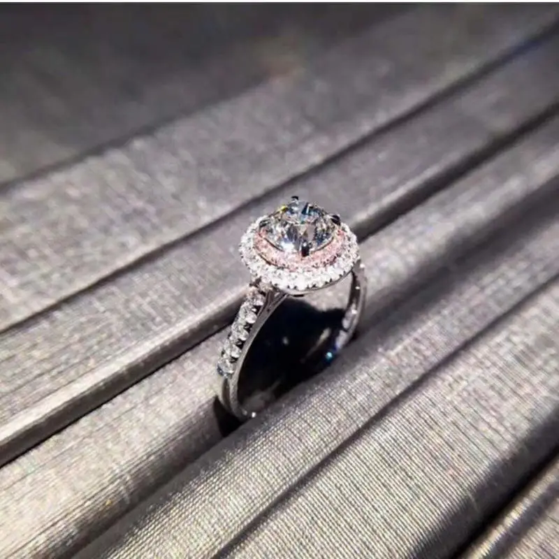 Everoyal Роскошные циркониевые круглые кольца для женщин ювелирные изделия Новые