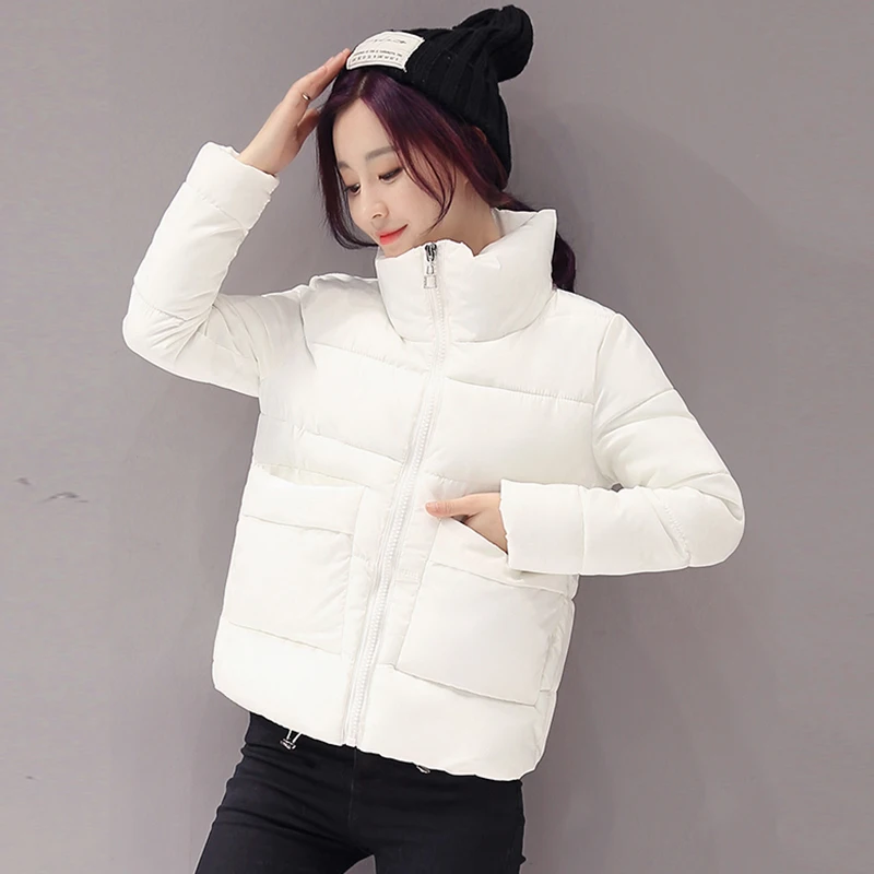 

2018 New autumn and winter Jacket Parka Women Winter Coat Women's Warm Outwear Cotton-Padded Short Jackets Coat High Quality