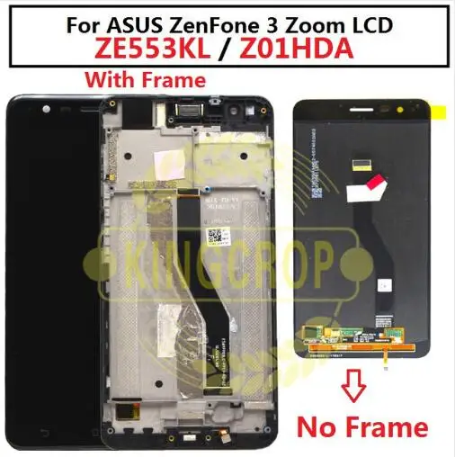 Для ASUS ZenFone 3 Zoom ZE553KL Задняя крышка батареи чехол с кнопкой включения громкости объектив камеры для Asus ZE553KL задняя крышка корпуса