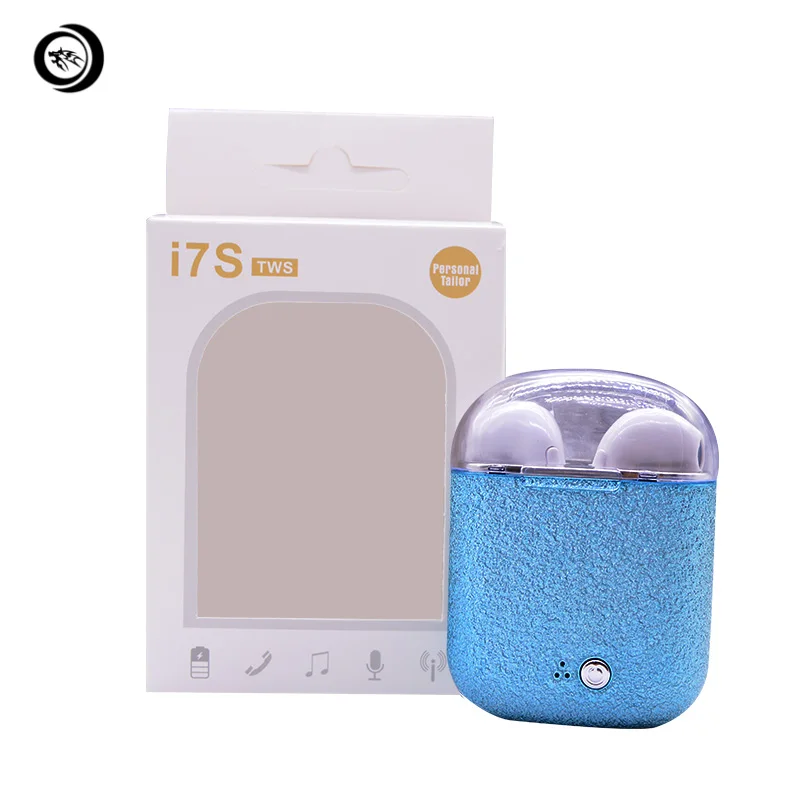 Новые матовые i7s TWS мини беспроводные наушники Bluetooth стерео гарнитура с зарядной