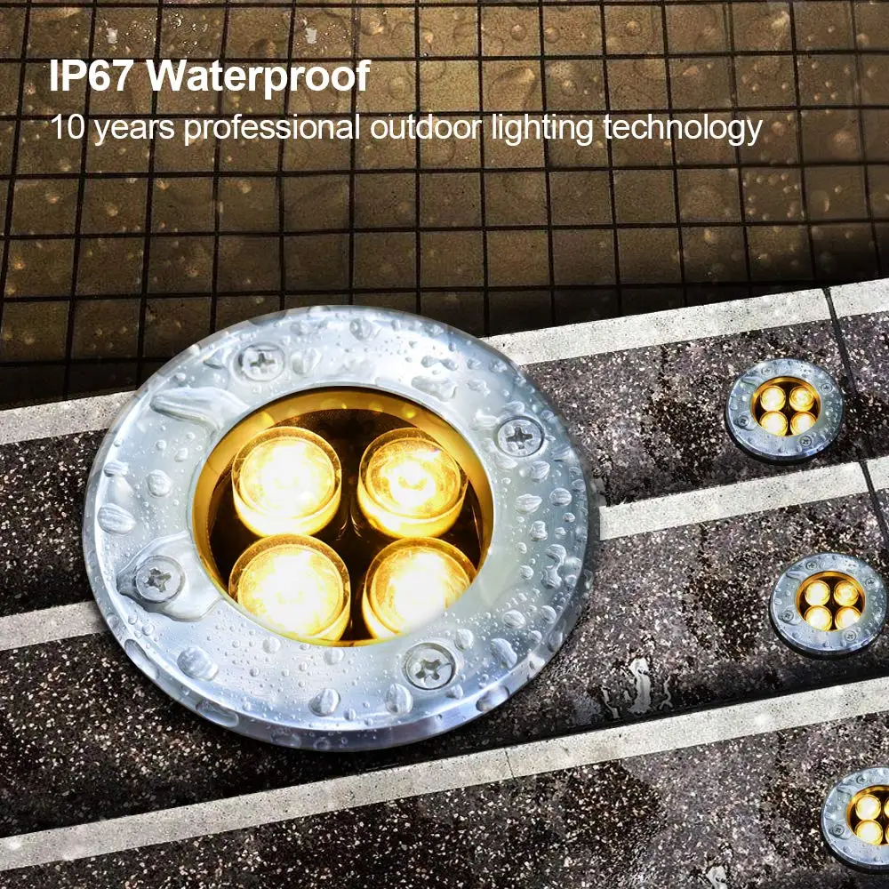Светодиодные Ландшафтные светильники 4 Вт низковольтные лампы IP67