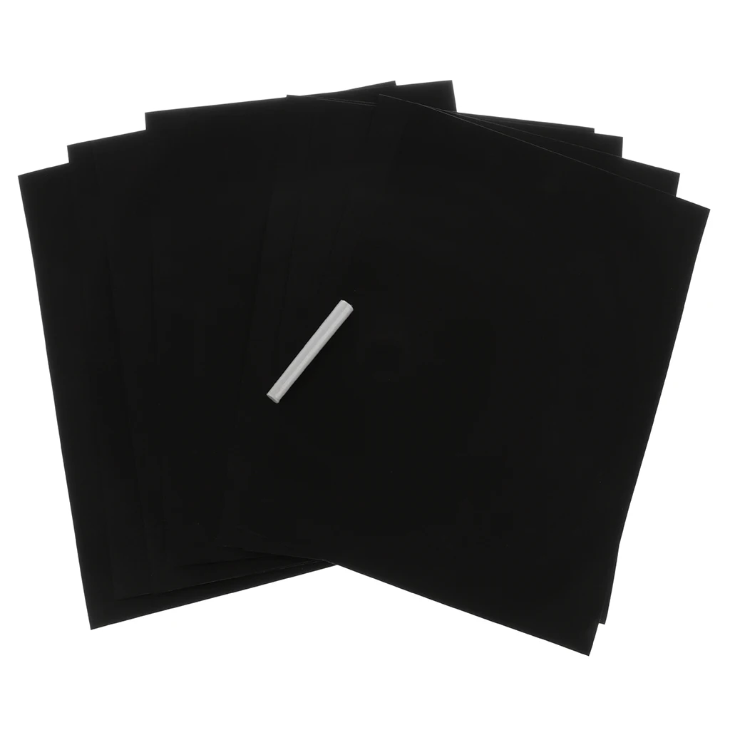 

8 шт. клейкая меловая доска, контактная бумага, настенная бумажная наклейка, 20x30 см