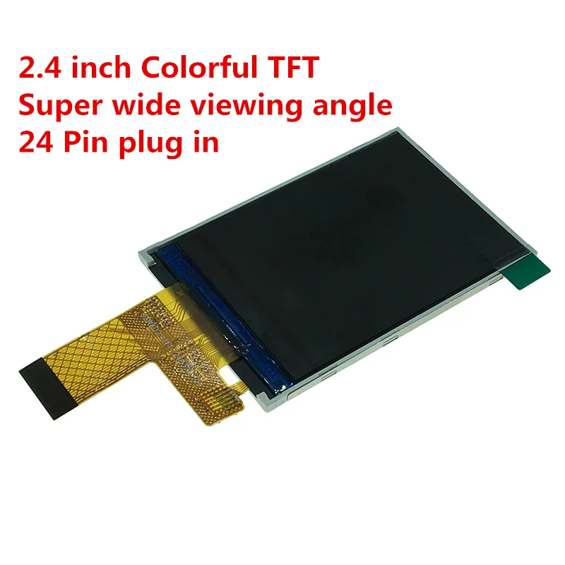 Цветной TFT LCD экран 2 4 дюйма 24Pin супер широкий угол обзора ILI9341 240x320 8080 MCU 8/16 бит без