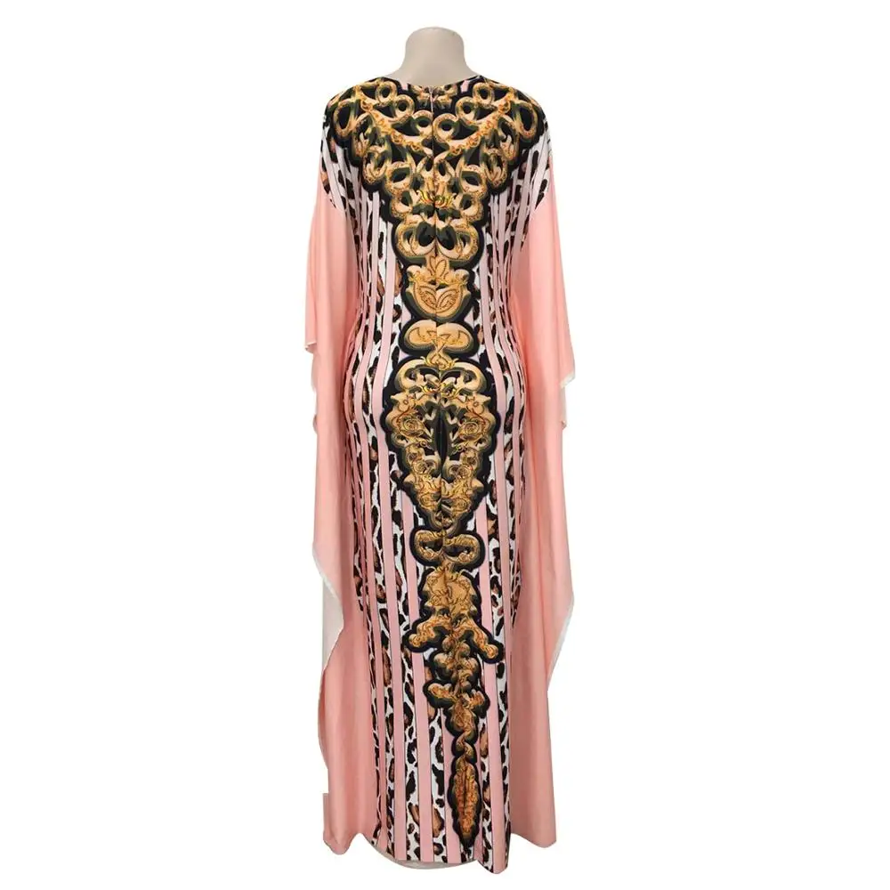 tilapia gorgerous leopard women maxi long elastic bazin riche empire dress | Женская одежда