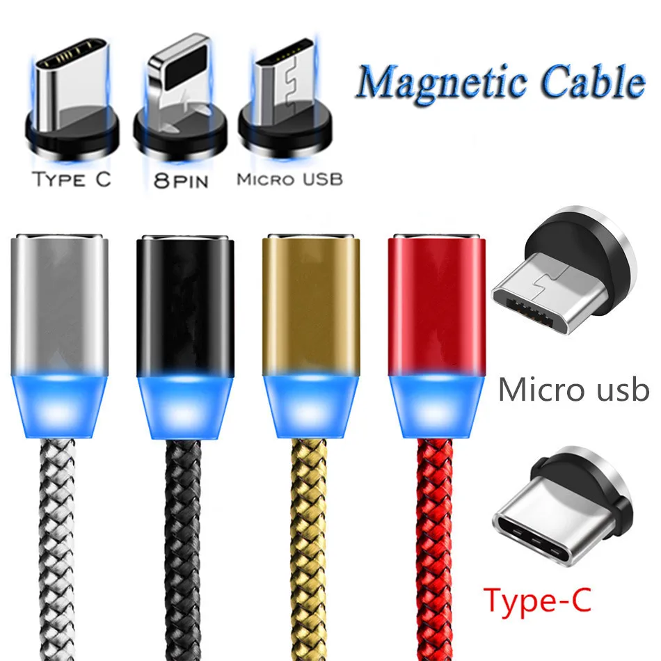 Магнитный зарядный кабель USB для iPhone 5 SE 6s 7 8 Plus X магнитное зарядное устройство Xiaomi