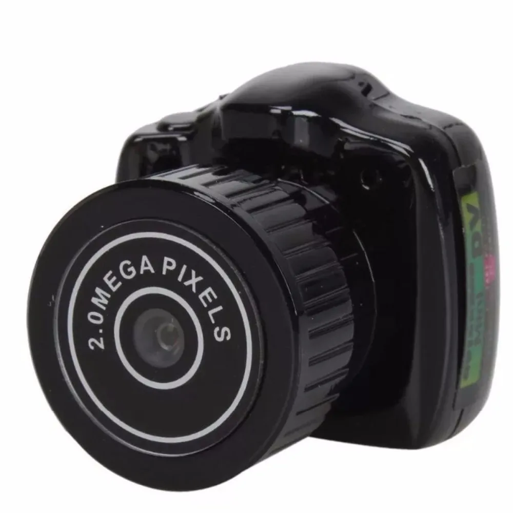 Y2000 Mini DV 200W микро портативная камера HD CMOS 2,0 Mega карманная видео аудио цифровая мини-видеокамера 640*480 480P DV DVR 720P