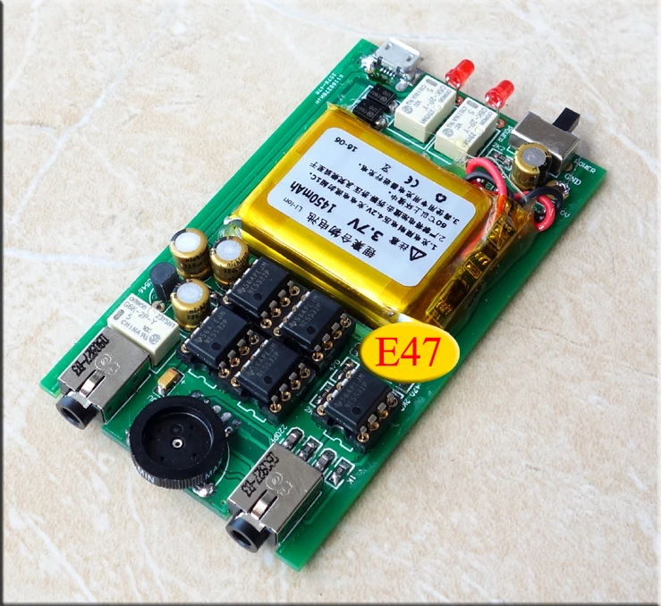 Портативный усилитель для наушников E47 Hi Fi мини с двойной производительностью