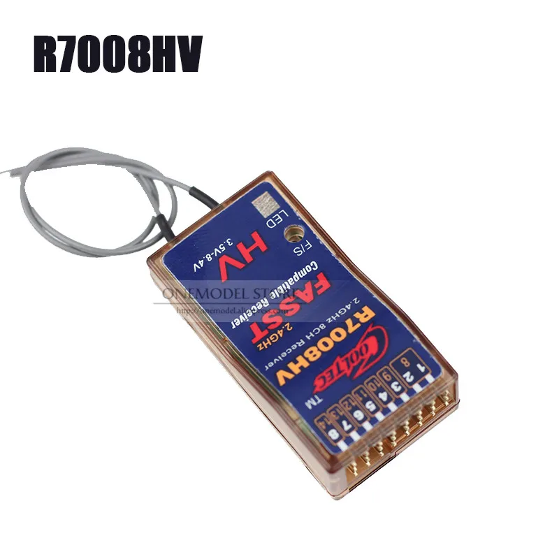 Ресивер Cooltech R6008HV 6 каналов 2 4G 8CH-13CH R7008HV совместим с приемником FUTABA FASST для 6EX 7C TM-7