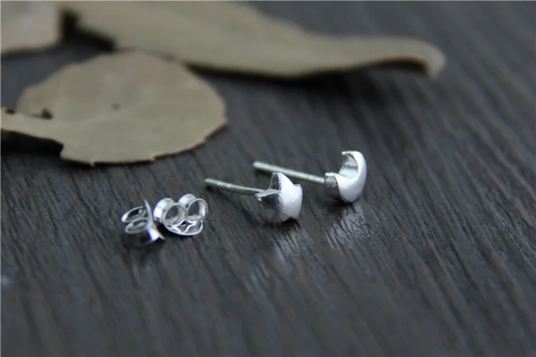 2pcs 2019 New 925 Sterling Silver Fashion Charm Woman Earrings Stars Moon Jewelry Gift