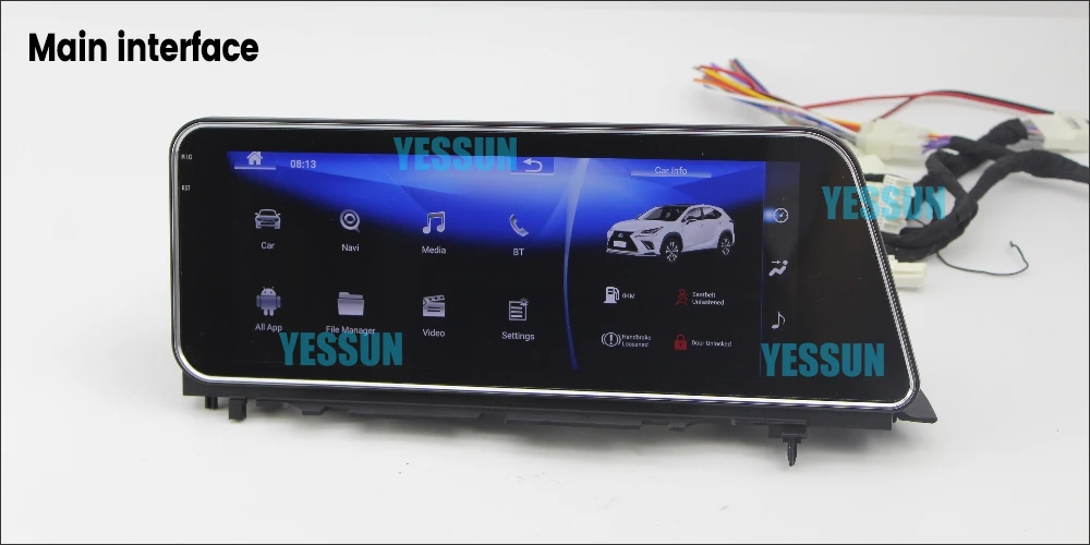 Для Lexus RX 450h RX450h автомобильный Android Carplay gps навигатор мультимедийный плеер Радио стерео WiFi DVD дисплей