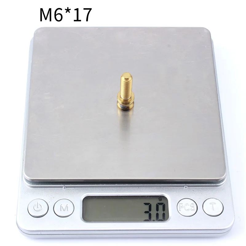 MUQZI горный шоссейный велосипед M6* 17/19 титановый сплав фиксированная Шестерня дисковый тормоз руль вынос тормозные болты суппорта шурупы с шайбой