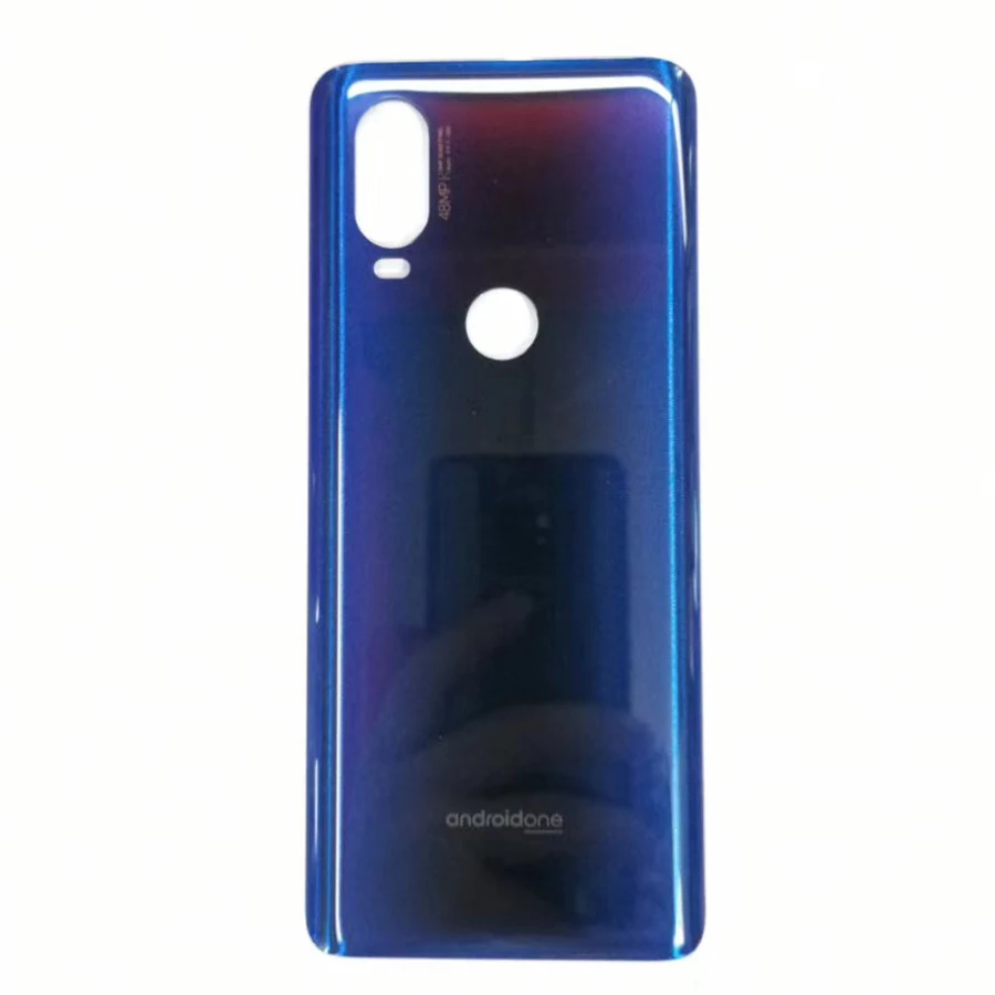 100% Original Rear Case Housing Cover For Motorola One Vision Back Door Replacement Glass Battery +Adhesive | Мобильные телефоны и