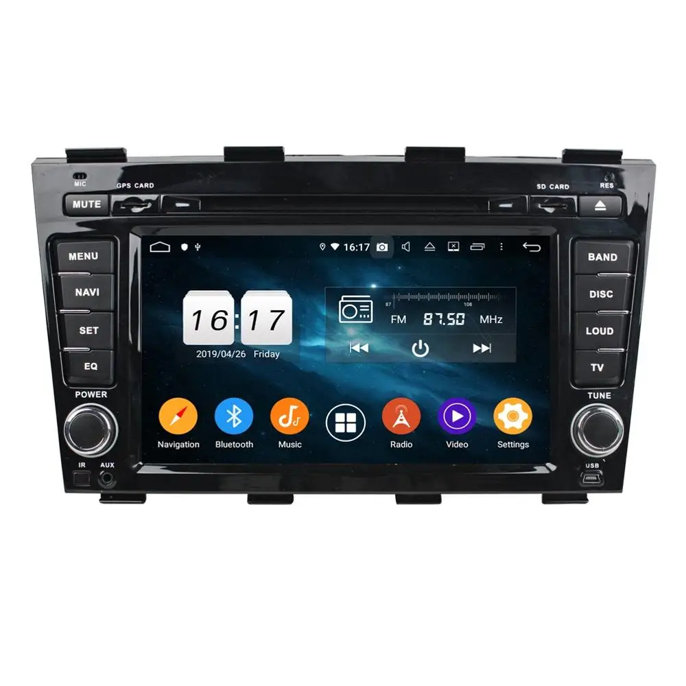 

DSP 4GB+64GB Android 9.0 Octa Core 8" Car Radio DVD GPS Glonass Head Unit for Geely EC8 2012 Bluetooth 4.2 WIFI Mirror-link