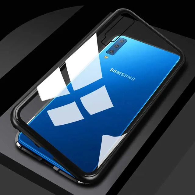 Магнитная Адсорбция металлический чехол для samsung Galaxy S8 S9 S10 плюс S10E S7 Edge Note 8 9 M20 M10
