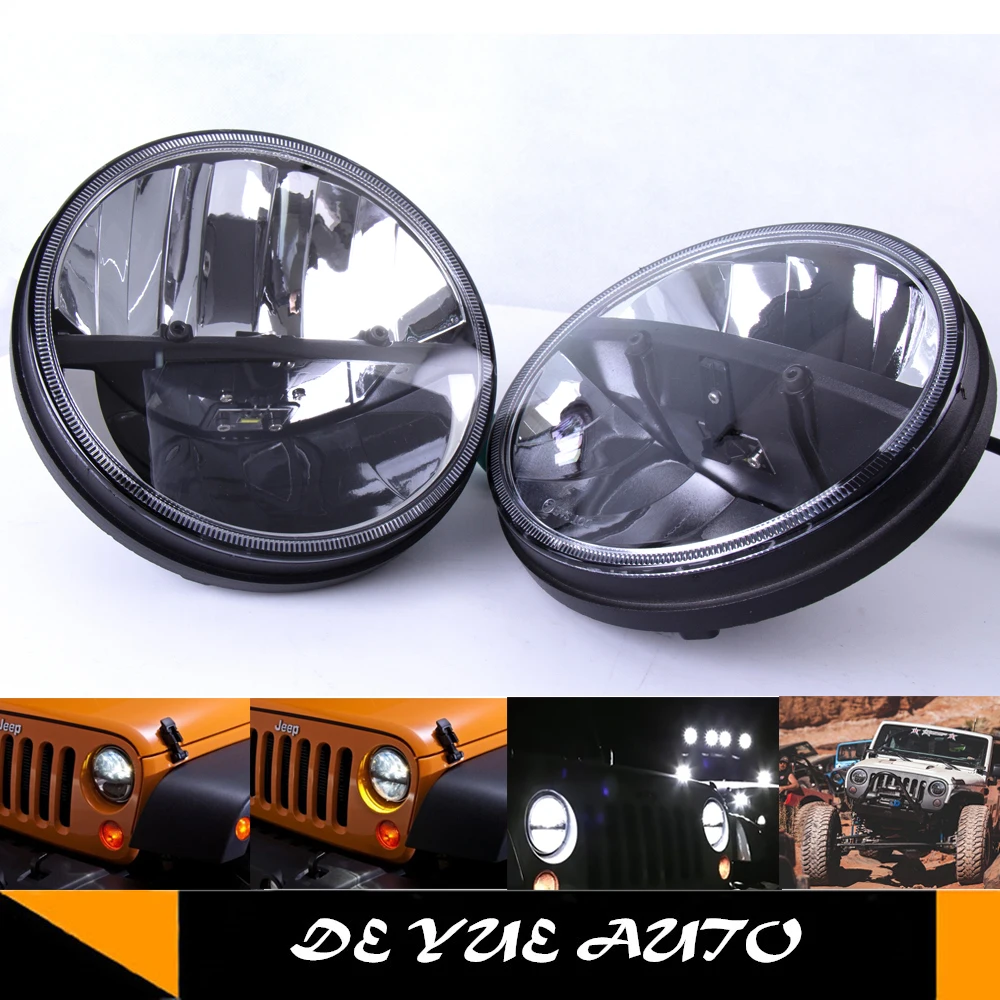 Для Toyota FJ Cruiser Land Suzuki Jimmy 6000K 7 &quot65 Вт светодиодные фары дюймов круглые hi low be для JK TJ