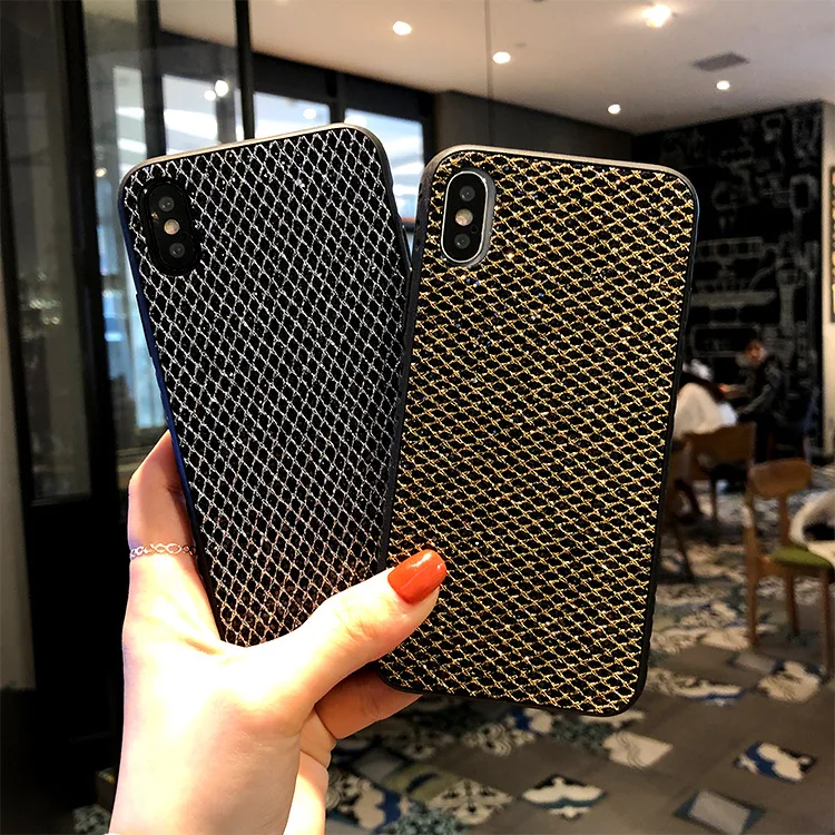 FIRE Phone Case for iPhone 6 6S Silicon Bling Glitter Crystal Sequins Soft TPU Cover Fundas 5 5S 7 8 Plus X |
