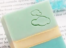 Мыло ручной работы стандартный мини мыло diy печать - Цвет: cloud size2x2CM