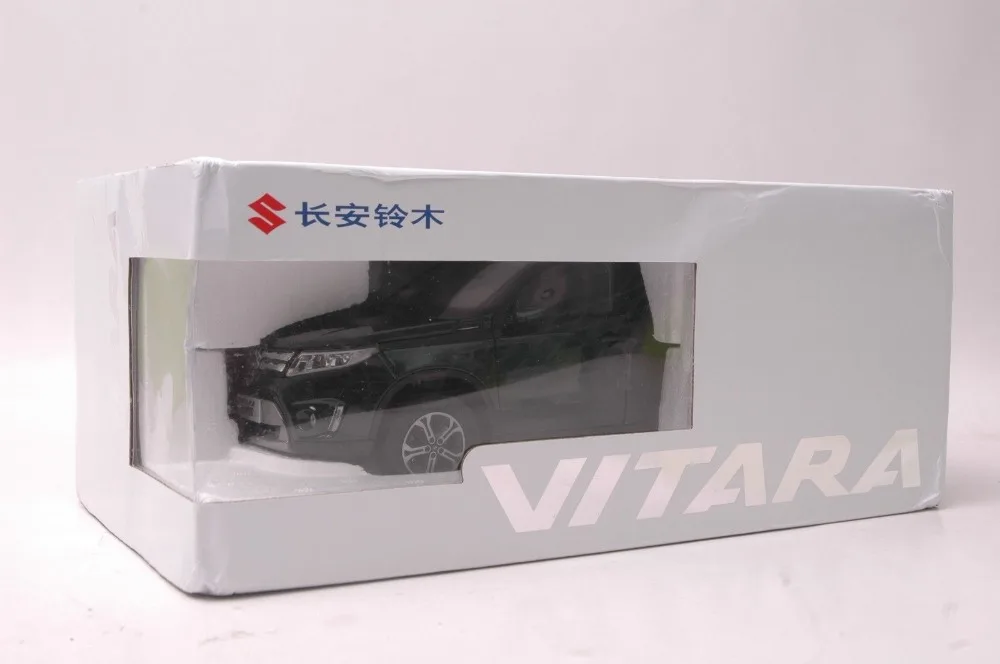 1:18 литая модель для Suzuki Vitara темно-зеленый внедорожник игрушечный автомобиль миниатюрная Коллекция подарков Gran