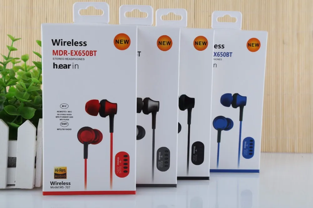 Smilyou Беспроводной наушники Bluetooth MP3 плеер Стерео FM радио карты памяти s Шум отмена