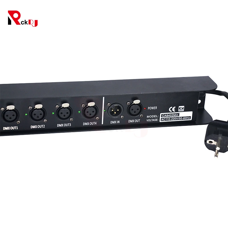 Сплиттер Dmx ler с 4 портами сплиттер DMX выход 512x4 канала для управления