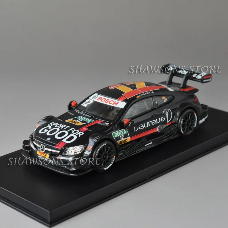 Литой под давлением Модель автомобиля игрушки 1:43 AMG C 63 DTM гоночная команда живопись реплики коллекции - Цвет: No.12